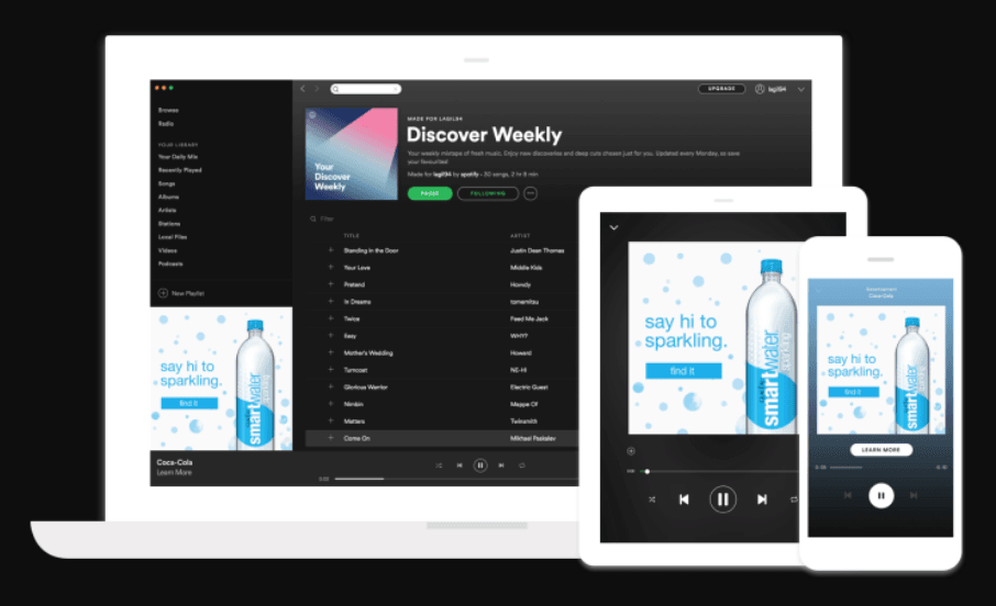 Spotify audio advertentie